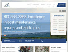 Tablet Screenshot of bluewaysmarine.com